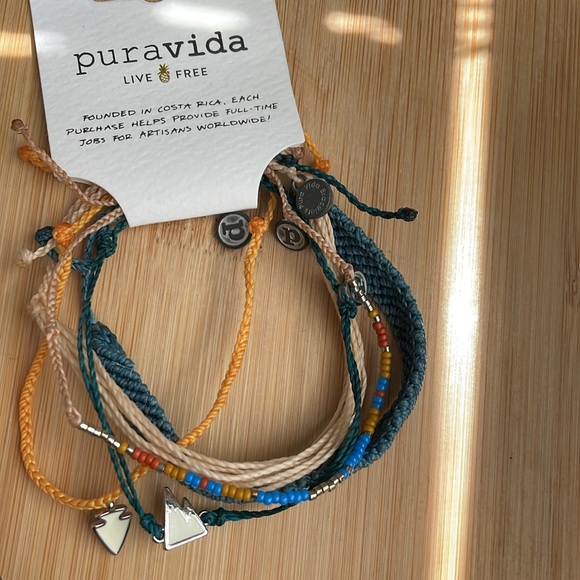 SOLD Off-site | Pura Vida Bracelets | 5-Set | NWT - Picture 1 of 10